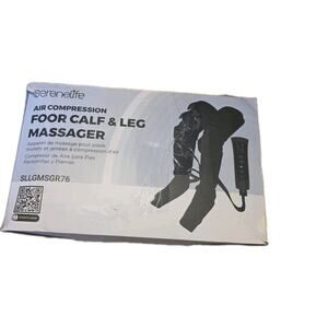 SereneLife Pneumatic Foot Massage Machine- Thigh, Calf, Foot Inflation